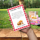 Search for hamburger thank you cards Picnic