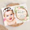 Search for winter christening invitations Greenery