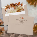 Search for autumn leaf envelopes Return address