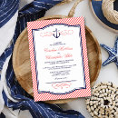 Search for navy and coral wedding invitations Preppy