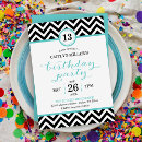 Search for chevron birthday invitations Cute