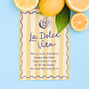 Search for italy bridal shower invitations La dolce vita