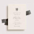 Search for two grooms wedding invitations Typography