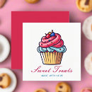 Search for sweet treats business cards Handmade