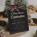 Search for red gold office party invitations Celebration