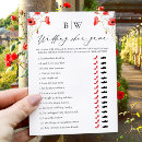 Search for game wedding invitations Modern