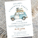 Search for going away party graduation invitations announcements Blue