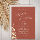 Search for rustic bridal luncheon invitations Terracotta