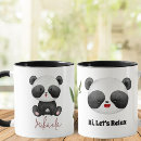 Search for black and white panda mugs Adorable