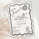 Search for black and white ball invitations Quirky
