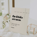 Search for drinks on us sign wedding signs Elegant