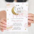 Search for moon and stars invitations Pink