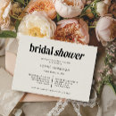 Search for text bridal shower invitations Black and white