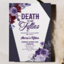 Search for purple white 60th birthday invitations For her