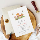 Search for woodland bridal shower invitations Mushroom