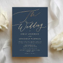 Search for black navy wedding invitations Black white gold