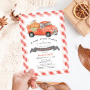 Search for red truck baby shower invitations Autumn