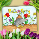 Search for moles postcards Cartoon