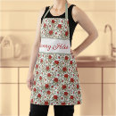 Search for rose red aprons Monogrammed