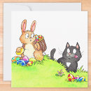 Search for black cat easter cards Cartoon