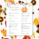 Search for fall baby shower games Autumn