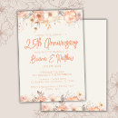 Search for 25th wedding anniversary invitations Flowers