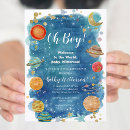 Search for space baby shower invitations Planet