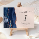 Search for navy blue blush pink wedding table cards Trendy