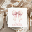 Search for pink baby shower napkins Whimsical