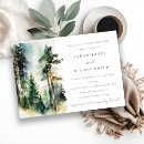 Search for forest engagement party invitations Woodland