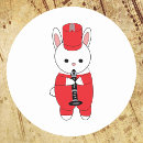 Search for white bunny rabbit stickers Music