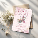 Search for rose tea pot invitations Bride