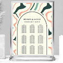 Search for retro wedding seating charts Modern