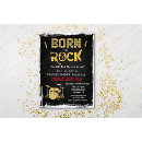Search for a star is born baby shower invitations Heavy metal