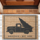 Search for vintage truck doormats Christmas tree