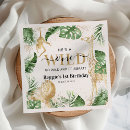 Search for green and gold napkins Wild one