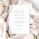 Search for types of wedding invitations Classic