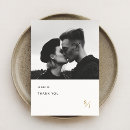 Search for gold thank you cards Modern typography