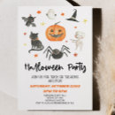 Search for witch night invitations Orange black