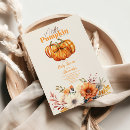 Search for fall floral baby shower invitations Autumn