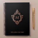 Search for rose gold notebooks Black