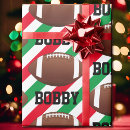 Search for football xmas wrapping paper Boy