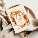 Search for fall floral baby shower invitations Autumn