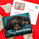 Search for spanish dog cards Feliz navidad