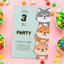 Search for cartoon character birthday invitations Modern