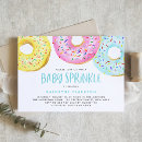 Search for doughnut baby sprinkle invitations Pastel