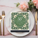 Search for 55th anniversary napkins Emerald