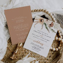 Search for brown and cream wedding invitations For her