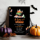 Search for gothic baby shower invitations Cauldron