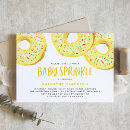 Search for doughnut baby sprinkle invitations Cute